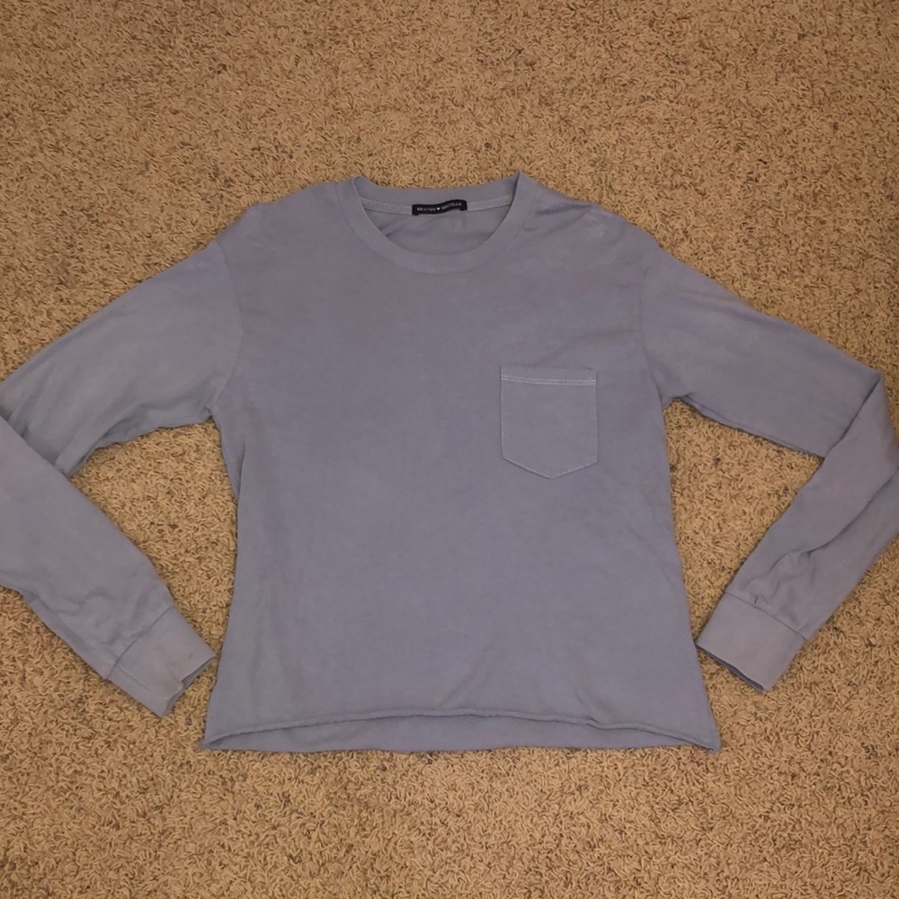Blue Brandy Melville long sleeve shirt